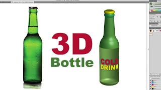 How to Make 3D Bottle Using Illustrator