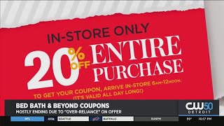 Bed Bath & Beyond To Scale Back On Its Well Known Coupons