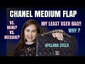 LEAST USED BAG: CHANEL MEDIUM FLAP BAG; WHY & COMPARISONS TO CHANEL MINI FLAP AND CHANEL REISSUE