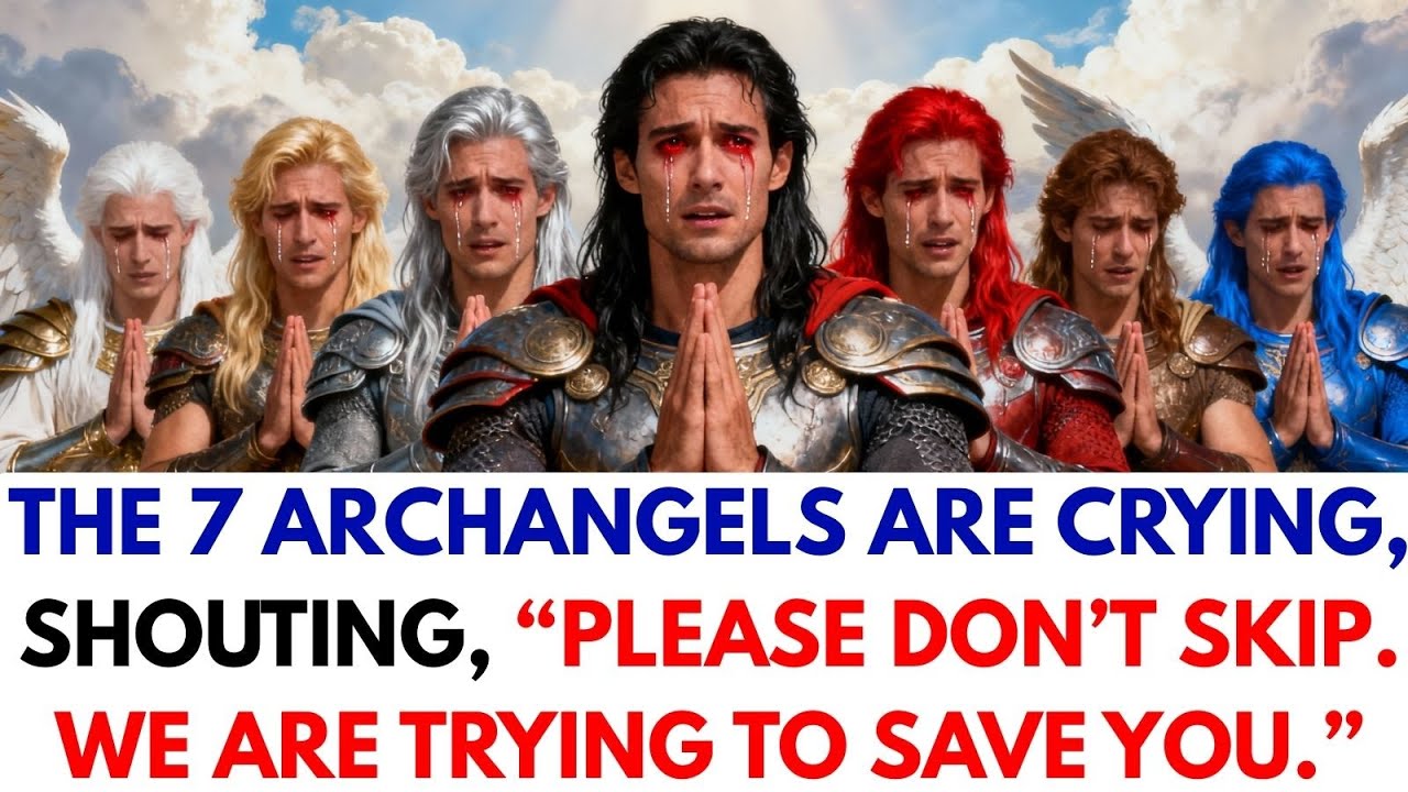The 7 archangels are crying, shouting, “Please don’t skip. We are trying to save you.”