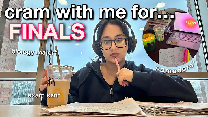 cram with me for FINALS WEEK | study with me
