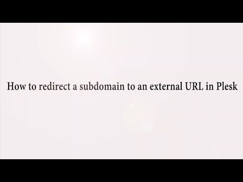 How to redirect a subdomain to an external URL in Plesk   Choice 1 Hosting