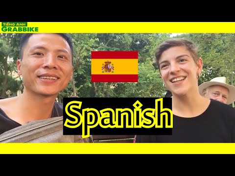 Nói một chút Tiếng Tây Ban Nha đường phố | Speaking Spanish | Tiếng Anh Grabbkie