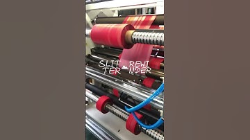 Slitter rewinder machine from HAVESINO Klay to slit lamination film