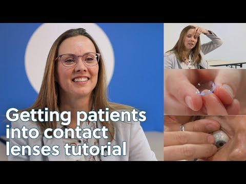 Getting patients into contact lenses tutorial [Peer View]