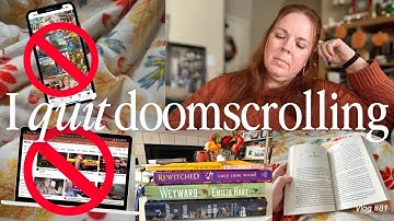 Replacing doomscrolling with reading for a week | Vlog 81 2025