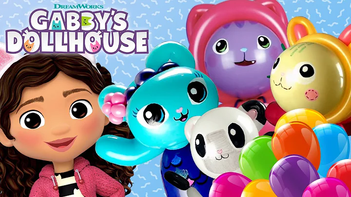 Let's Build ALL THE GABBY CATS with Balloons! | GABBY'S DOLLHOUSE