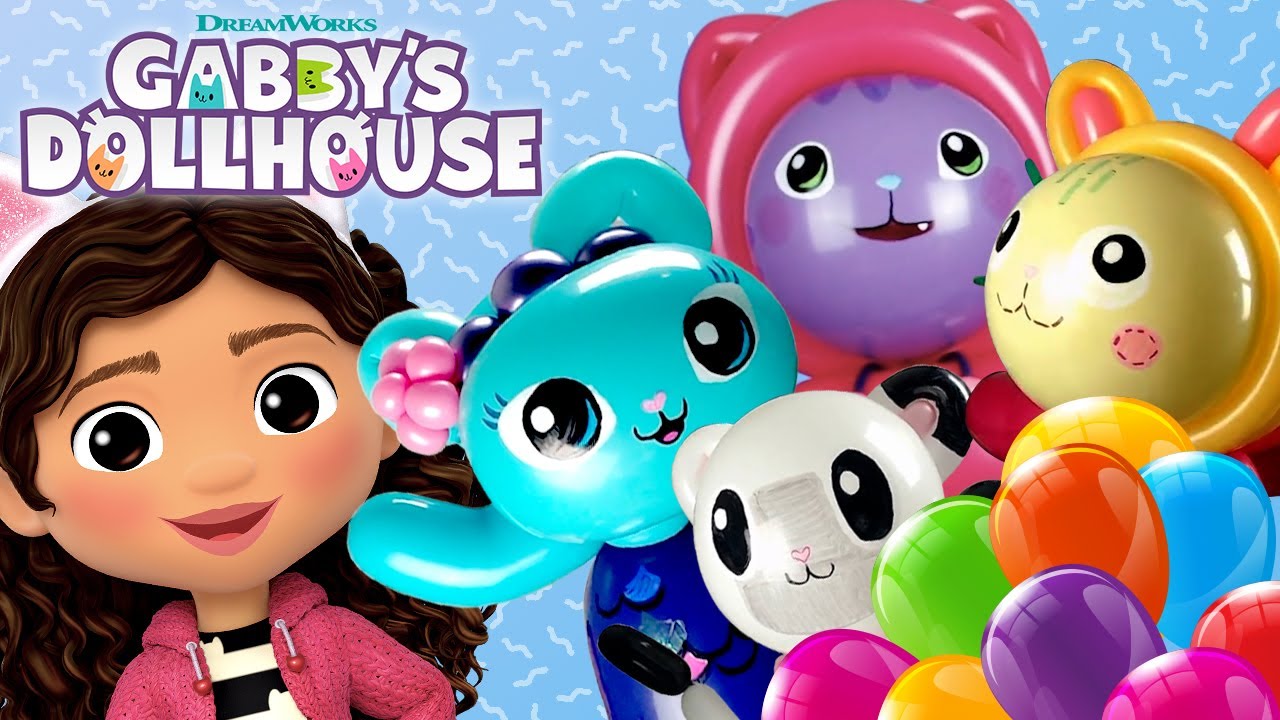 Gabby's Dollhouse DIY Make Your Own Face Stickers with Pandy, DJ, Kitty  Fairy, Baby Box 