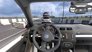 Realistic Driving Volkswagen Jetta on Highway &amp; City Roads - Euro Truck Simulator 2 Gameplay #est2