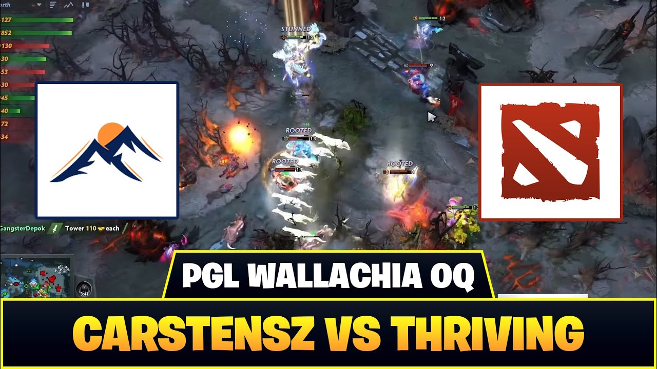 [ID] BURUNG MOCEL DI ADU AMA BURUNG CINA! CARSTENSZ VS THRIVING ▌PGL WALLACHIA OQ DOTA 2 HIGHLIGHTS