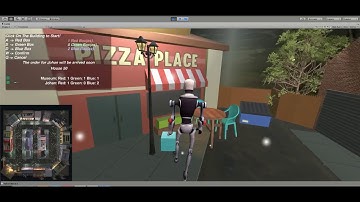 Delivery Robot Unity 3D