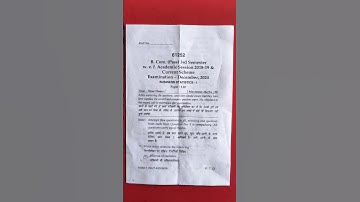 Business Statistics - 1  Q.Paper 2024