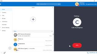 MiCollab Client - Transfer to Saved Contacts screenshot 5