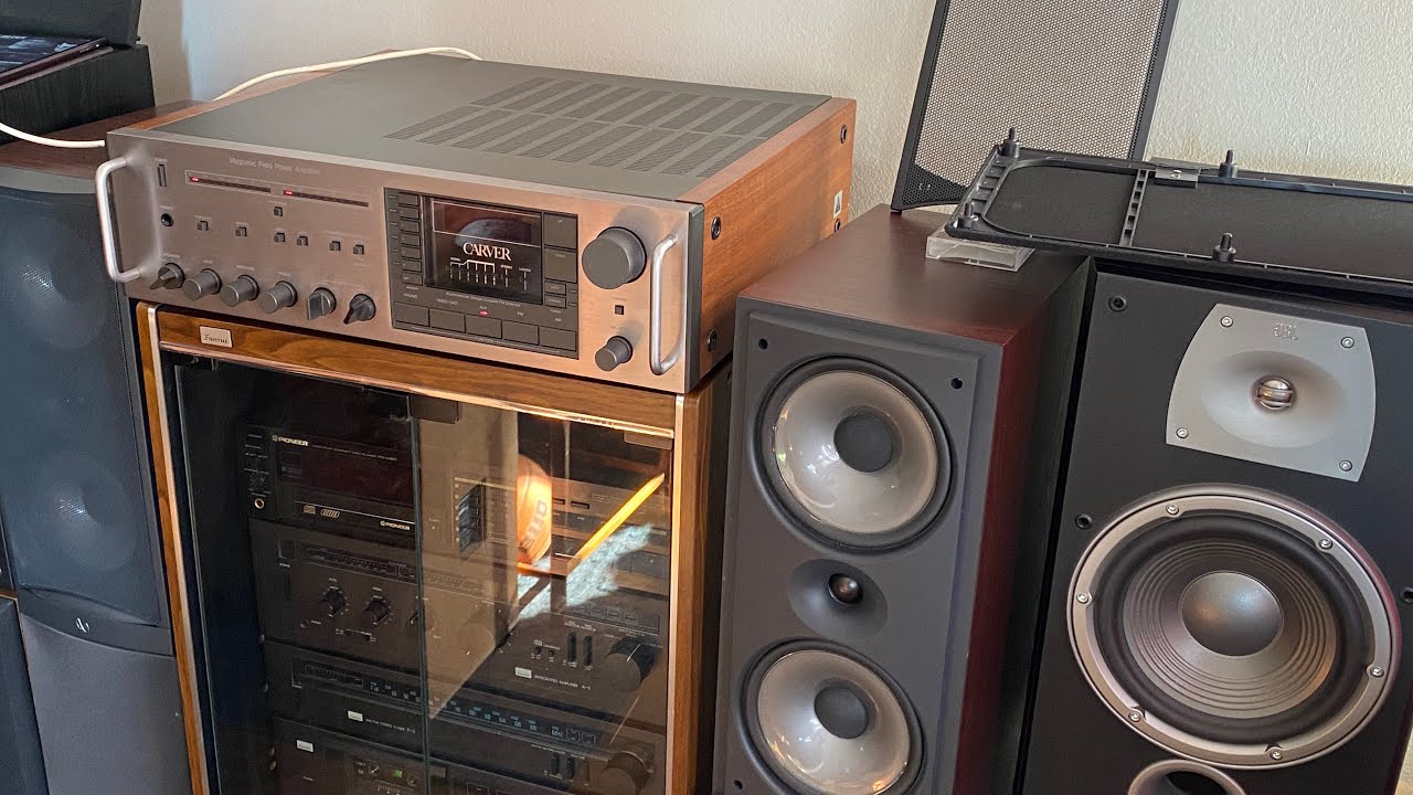 Carver MXR 150 with Infinity Reference and JBL N28 Speakers YouTube