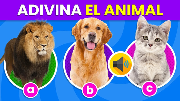 Adivina el ANIMAL por el SONIDO 🐶🔊👂 | ¿Cuánto Sabes de Animales? 🤔✅