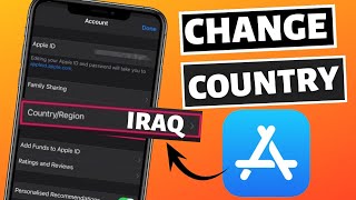 How to Change App Store Country Region Iraq|2023|How to Change Country in App Store to Iraq|Iphone screenshot 2