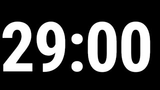 29 Minute Countdown Timer | 29 Minute Timer | 29 Minute Countdown | Alarm Clock | Ambience Sounds
