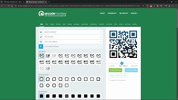 Create a free QR Code using QR Code Monkey