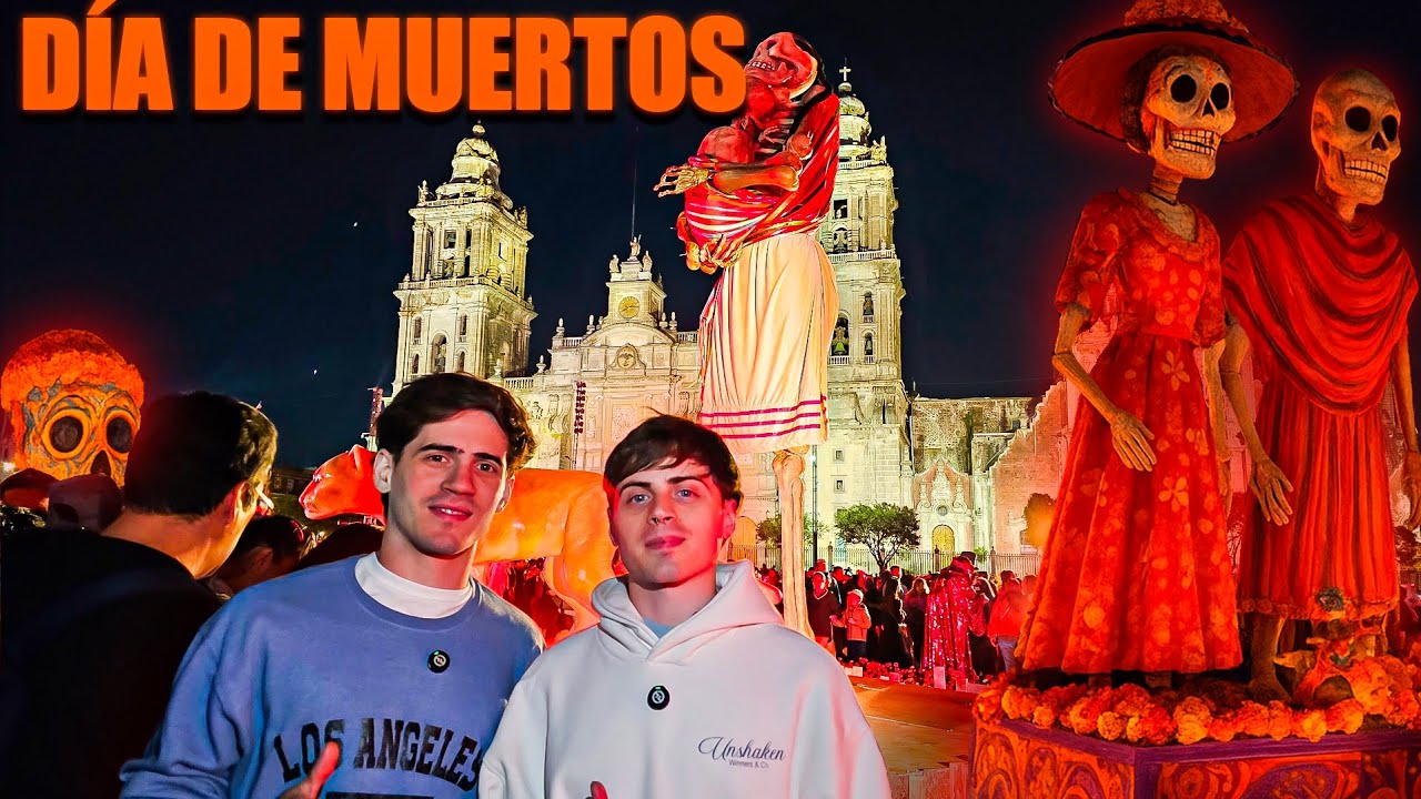 NUESTRO PRIMER DÍA DE MUERTOS EN MÉXICO 🇲🇽🎃 | Andamos Reaccionando