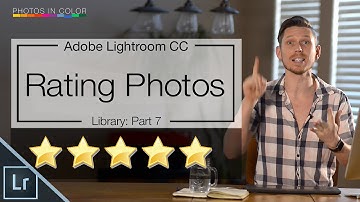 Lightroom 6 tutorial - Lightroom organisation with Stars flags and color rating