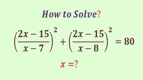 How to solve  this  nice math  Exponential algebra problem | Olympiad Question | x=?