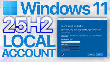 How to Setup Local Account Windows 11 25H2 Without Microsoft Account