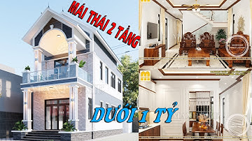 MẪU NHÀ MÁI THÁI 2 TẦNG SIÊU ĐẸP Ở VŨNG TÀU