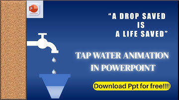 Ppt 26 Amazing Tap Water Animation That Will Blow Your Mind| Creative Ppt| Powerpoint presentation 
