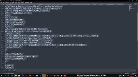 How To View Clicked Id On A New Page In Php