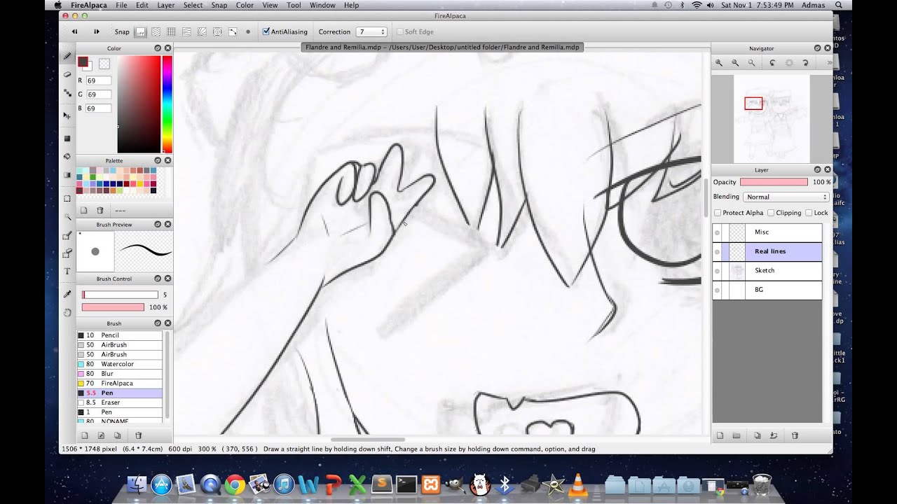 firealpaca line tool firealpaca line tool