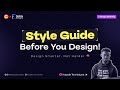 Mobile App Design in Figma (Part 2): Setting Up Style Guides & Design System