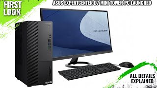 Asus Expertcenter D7 Mini Tower D700Mces Business Pc Launched With Rtx 3060 - All Spec, Features