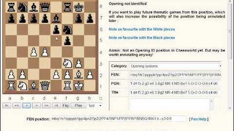 Chess World.net presents 1.d4 Opening Names - part 4 of 4 (Chessworld.net)