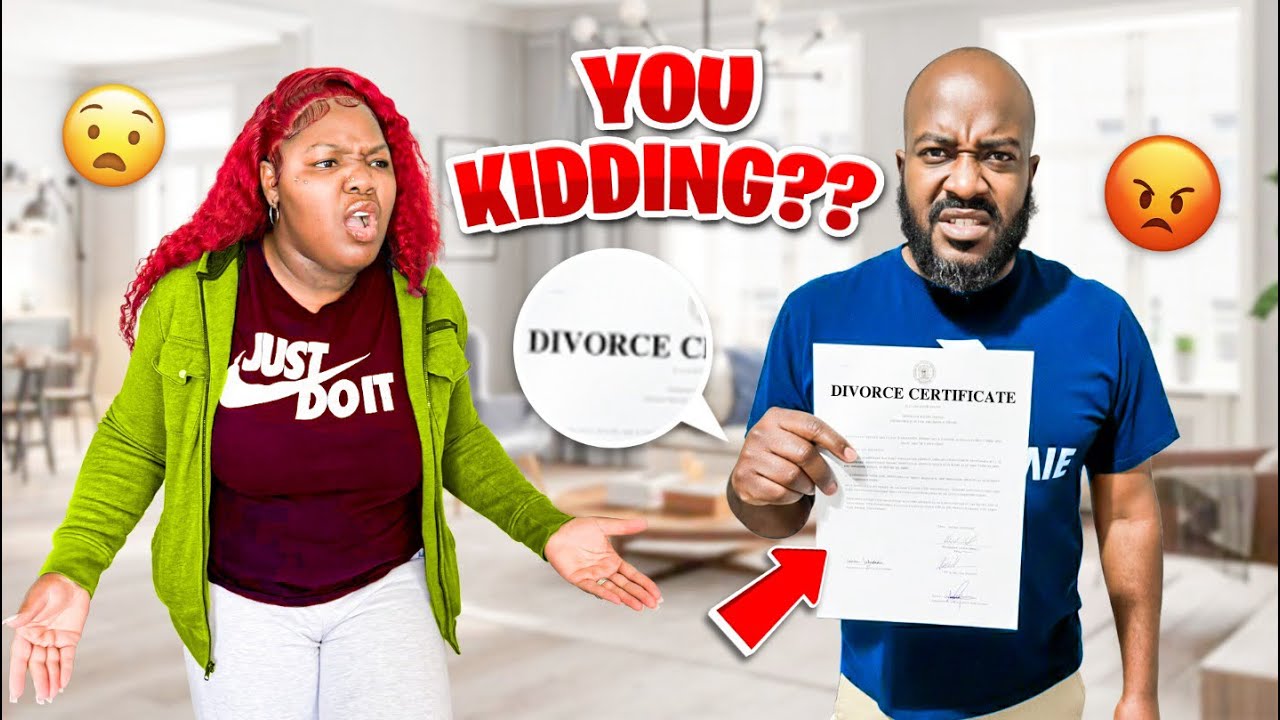 TELLING MY WIFE I WANT A DIVORCE TO GET HER REACTION*Big Mistake*