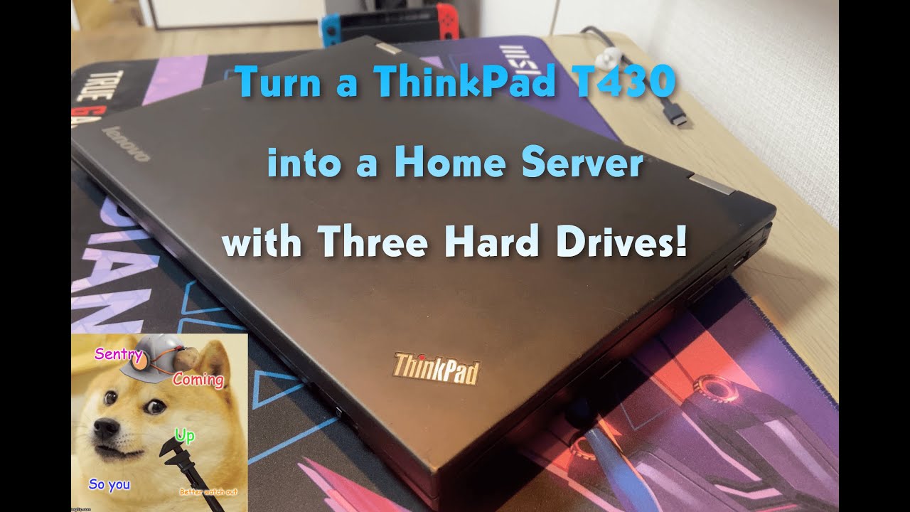 [Tech] Turn a ThinkPad T430 into a Home Server with Three Hard Drives ...
