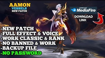 NEW Script Skin Aamon Soul Vessels No Password | Full Effect & Voice - New Patch | Mobile Legends
