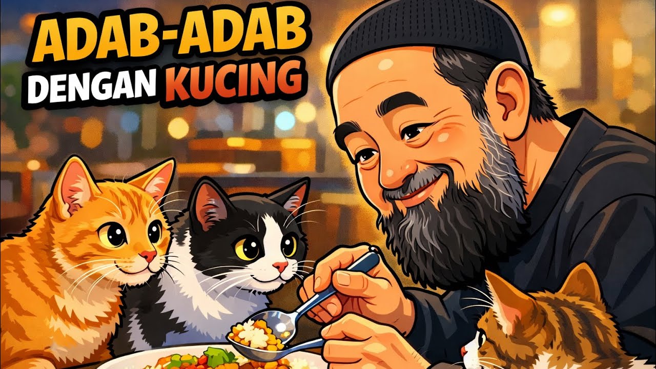 ADAB BILA KUCING DATANG MINTA MAKANAN-USTAZ AZHAR IDRUS