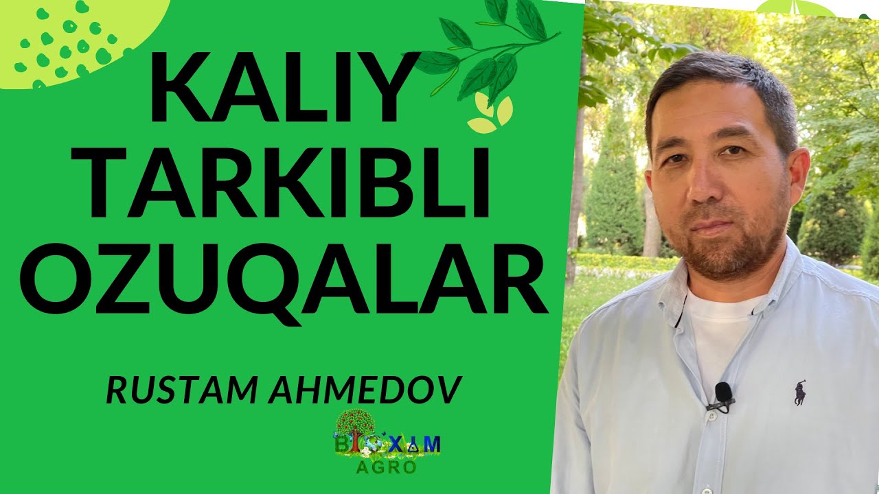 KALIY TARKIBLI OZUQALAR