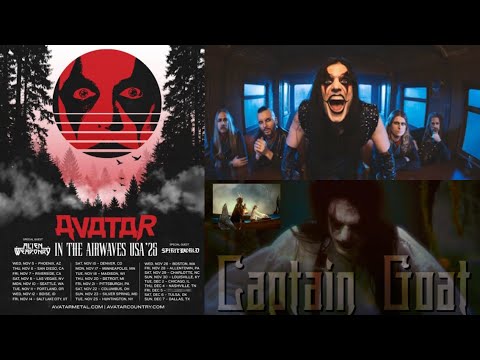 AVATAR  release new song "Captain Goat" + announce 2025 tour w/ ALIEN WEAPONRY + SPIRITWORLD