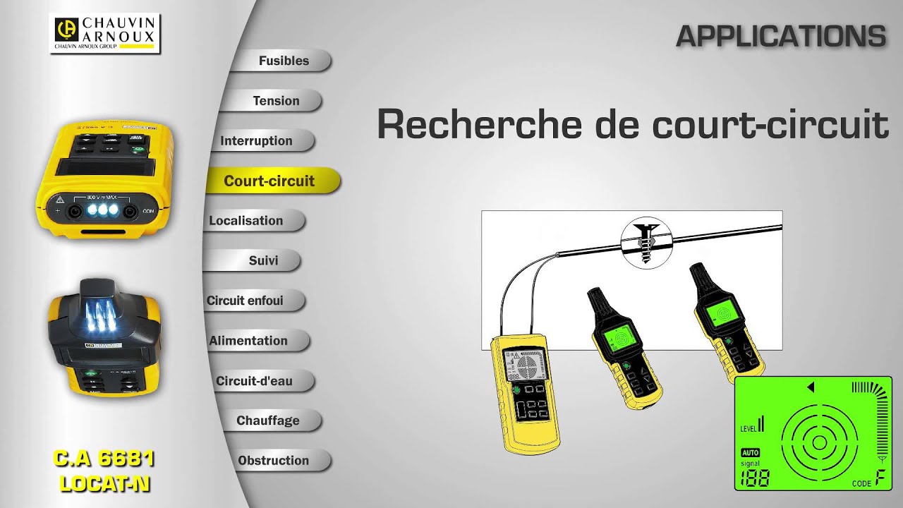 Localisateur de câbles hors et sous tension, LOCATEC 1012 détecteur de câbles  électriques - Instrument de mesure environnementale à Paris - TEC  Instruments