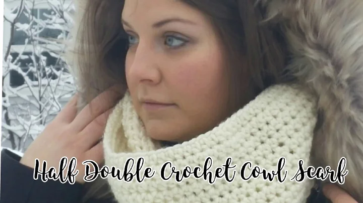 Super Easy Half Double Crochet Cowl