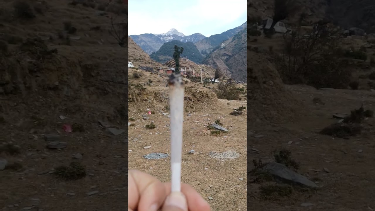 winter and mountains and a joint 