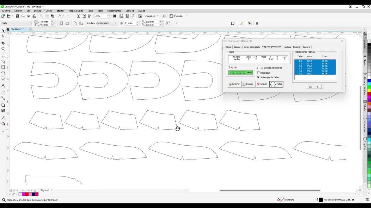 Agregado de Simbología (Muescas de Tallas) a Piezas o Seriados 👞✂️ | Macro STP Shoe Master Ultimate©