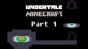 Undertale In Minecraft Timelapse Part 1 - Flowey