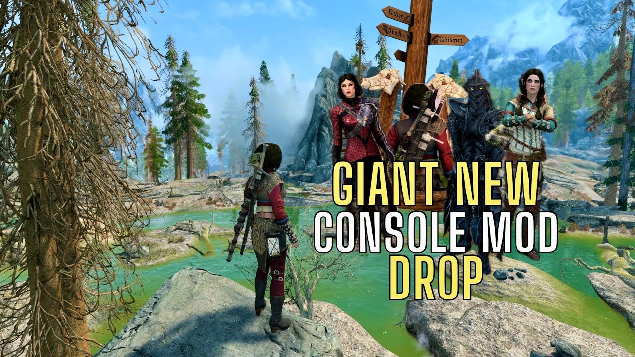ОГРОМНЫЙ новый мод для Skyrim PS4/PS5/XBOX/PC