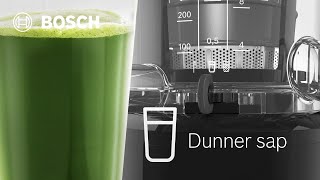 Bosch Vitaextract Slowjuicer Met Mixcontrol De Dikte Van Je Sap Aanpen