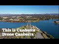This is canberra  drone aerial view of canberra  australian capital territory