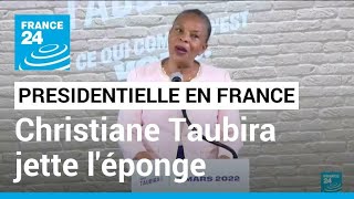 Présidentielle en France : Christiane Taubira retire sa candidature • FRANCE 24