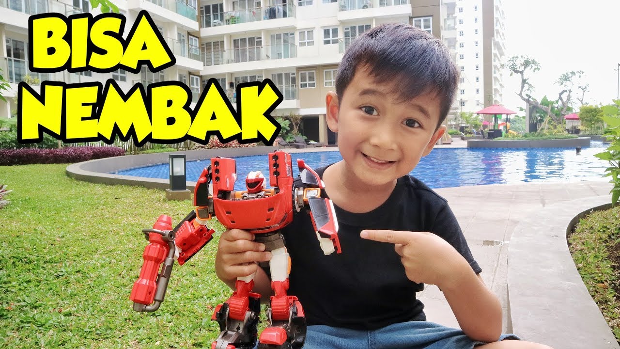 Beli mainan Tobot W Mini, Asyiknya merakit Mainan Tobot W Transformer | DMG Kids. 