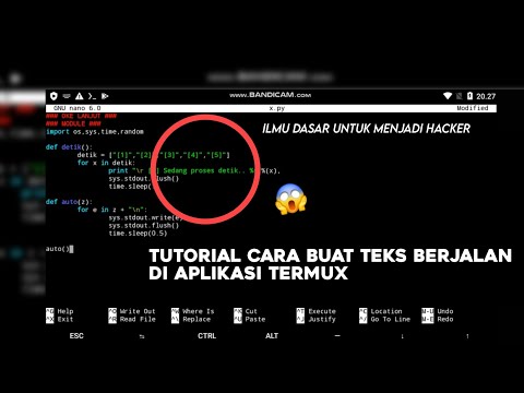 CARA BUAT TEKS BERJALAN DI PROGRAM PYTHON WORK 100%